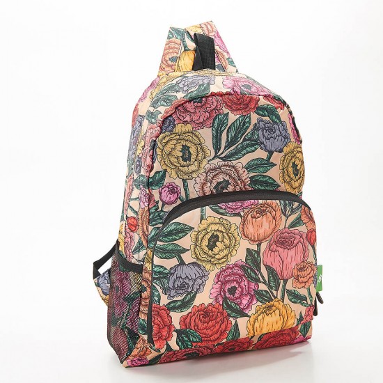 Beige Peonies Backpack