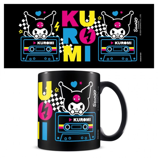 Kuromi (Punk Vibes) Black Pod Mug