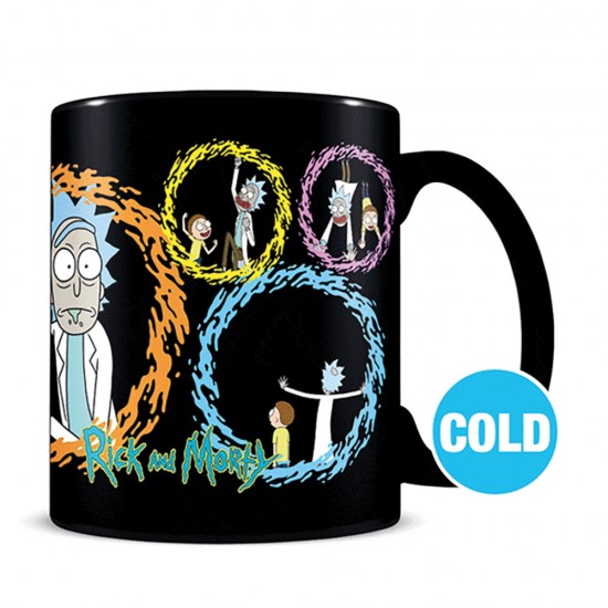 Rick and Morty (Multiversal Portal Problems) Heat Change Mug