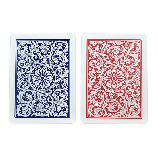 COPAG Elite 100% Plastic Premium  Double Jumbo Deck (Red & Blue)