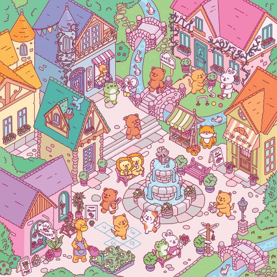Cosy Sticker Worlds: Village Vibes
