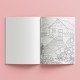 Art Maker Colouring Book 72pp: Cottagecore