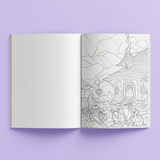 Art Maker Colouring Book 72pp: Enchanted