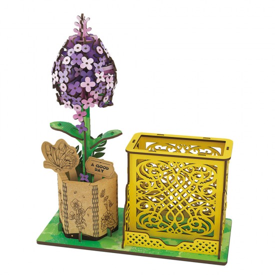 Artistic Flower Desk Tidy: Lilac