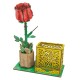 Artistic Flower Desk Tidy: Rose