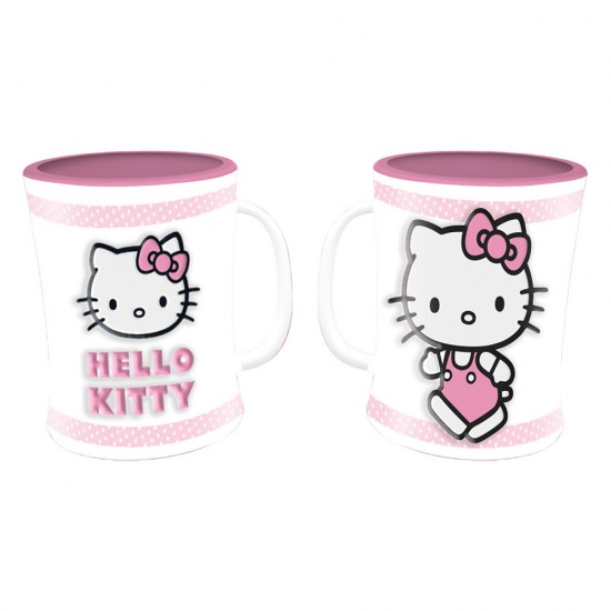 Hello Kitty (Pink) Emboss Large Mug