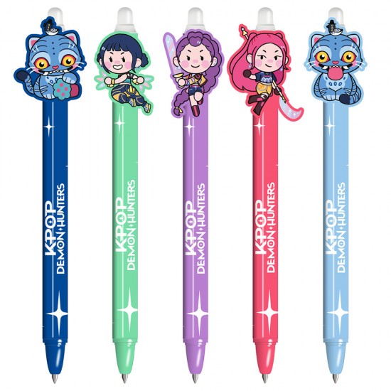 K-Pop Demon Hunters Erasable Gel Pens (Retractable Clip Icon) D.30