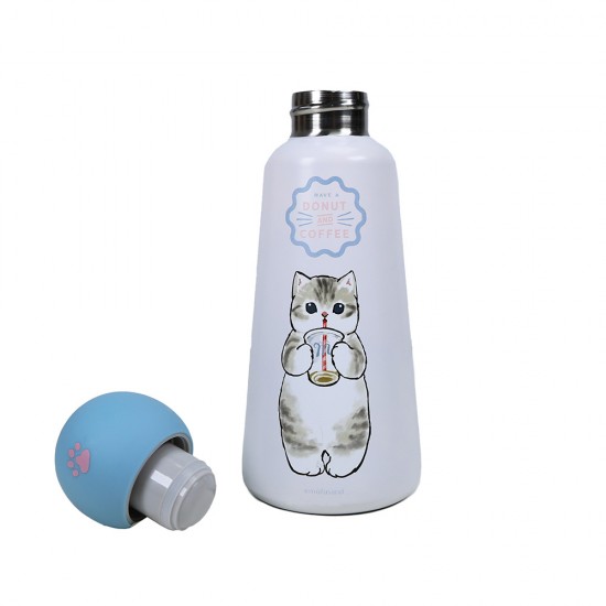 Mofusand Bottle - Skittle - Steel 400ml