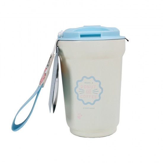 Mofusand Travel Flask - Steel 450ml