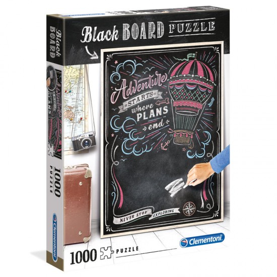 Black Board Travel puzzle 1000pcs