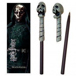 Harry Potter Death Eater Skull wand pen and bookmark