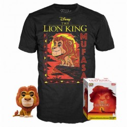 Set POP figure & Tee Disney The Lion King Mufasa L