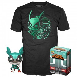 Set POP figure & Tee My Hero Academia Deku with Helmet S