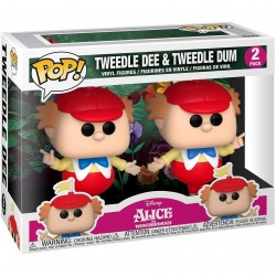 POP pack 2 figures Disney Alice in Wonderland 70th Tweedle Dee and Dum