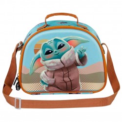 Star Wars The Mandalorian Grogu Say Hi 3D lunch bag