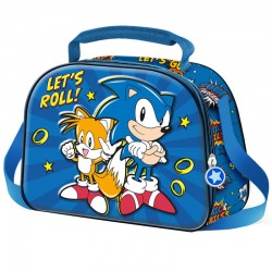 Sonic The Hedgehog Lets Roll 3D lunch bag