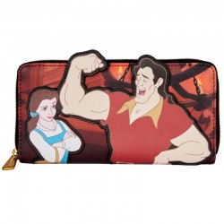 Loungefly  Disney Beauty and the Beast Villains Gaston Scene wallet