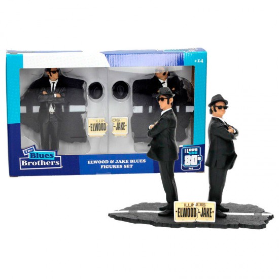 Blues Brothers Jake and Elwood blister 2 figures 18cm Blues Brothers Jake and Elwood blister 2 figures 18cm