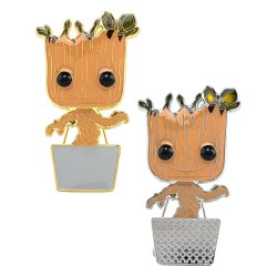 Marvel Guardians of the Galaxy Groot Large Enamel POP Pin 10cm 11 + 1 Chase 12 Τεμ.