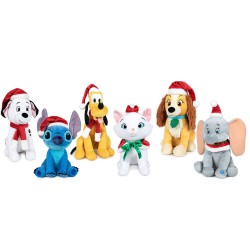 Disney Christmas plush toy with sound 26cm assorted 12 Τεμ.