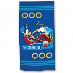 Sonic The Hedgehog microfibre beach towel