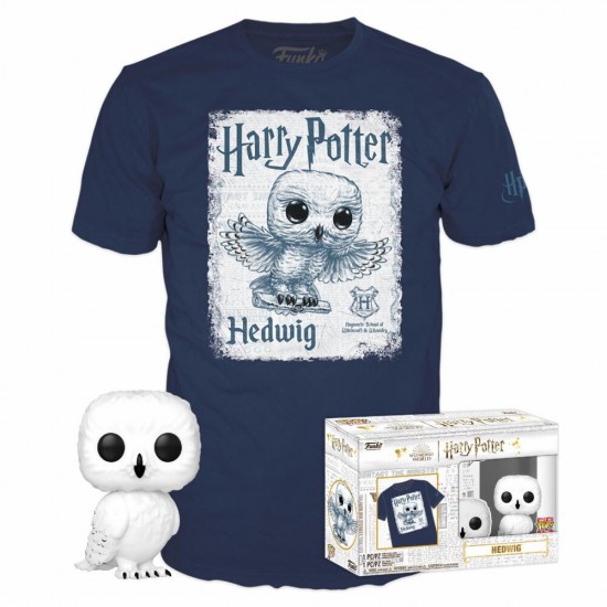 Set figure POP & Tee Harry Potter Hedwig XL Set figure POP & Tee Harry Potter Hedwig XL