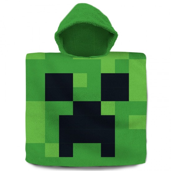 Minecraft cotton poncho towel