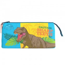 Jurassic World pencil case triple 6 Τεμ.