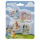 Bluey Set 4 erasers 12 Τεμ.