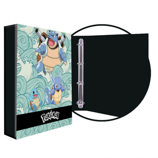 Pokemon Squirtle Evolution A4 folder rings