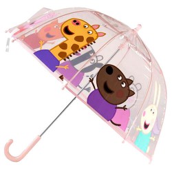 Peppa Pig manual transparent bubble umbrella 48cm 12 Τεμ.