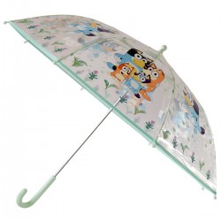 Bluey manual transparent umbrella 48cm 12 Τεμ.