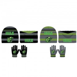 Marvel Avengers Hulk kids assorted hat and gloves set 6 Τεμ.