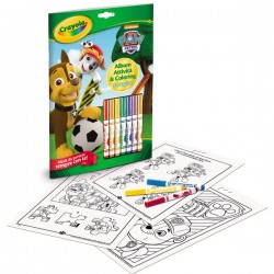 Crayola Paw Patrol Set 7 markers + Activity Book 12 Τεμ.