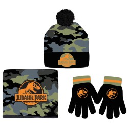 Jurassic Park snood hat gloves set
