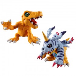Digimon Ultimate Evolution Agumon & Gabumon set 2 Ichibansho figures 4,5cm