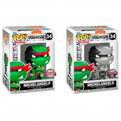 POP figure Ninja Turtles Michelangelo Exclusive 5 + 1 Chase 6 Τεμ.