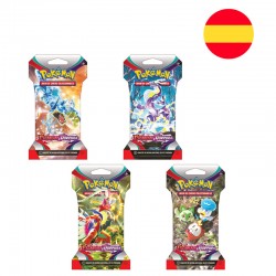Spanish Pokemon Scarlet & Violet Collectible card game envelope assorted 24 Τεμ.