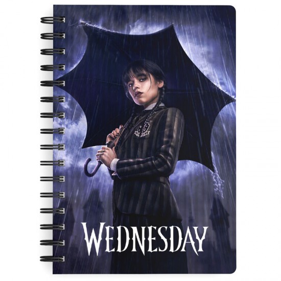 Wednesday rain A5 notebook 4 Τεμ.
