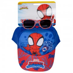 Marvel Spidey Set cap + sunglasses 6 Τεμ.