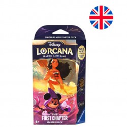 Lorcana English Disney Vaiana The First Chapter deck of cards