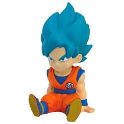 Dragon Ball Super Son Goku Super Saiyan Blue Money box figure 15cm
