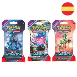Spanish Pokemon Scarlet & Purple Temporary Forces collectible card game envelope assorted 24 Τεμ.