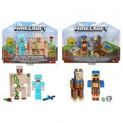Minecraft assorted blister 2 figures 8cm 4 Τεμ.