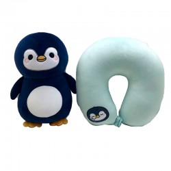 Adoramals Penguin Swapseazzz travel pillow + plush toy 24 Τεμ.