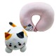 Adoramals Cat Swapseazzz travel pillow + plush toy 24 Τεμ.