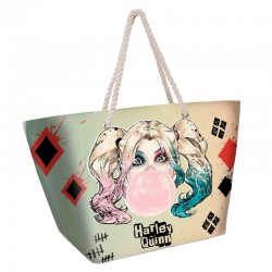 DC Comics Harley Quinn Mad Love beach bag
