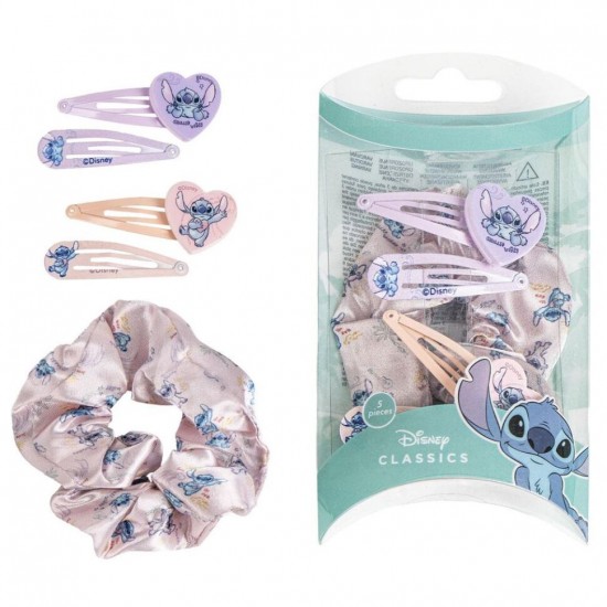 Disney Stitch hair accessories set 6 Τεμ.