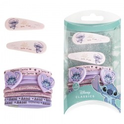Disney Stitch hair accessories set 6 Τεμ.