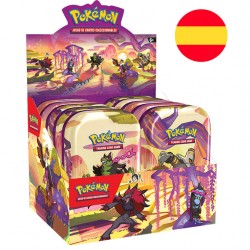 Spanish Pokemon SV6 Tin mini assorted collectibles trading card game 10 Τεμ.